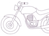 Omalovánka - motorka